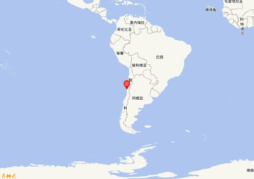 2026年02月12日21时34分，在智利中部发生了M 6.0级地震，震中纬度-30.65，经度-71.4。