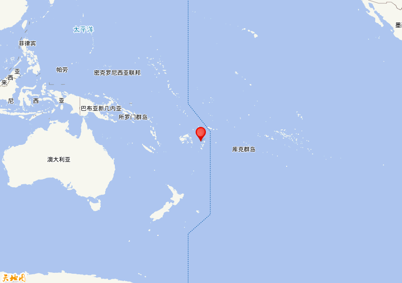 2026年03月24日12时37分，在汤加群岛发生了M 7.6级地震，震中纬度-18.7，经度-175.2。