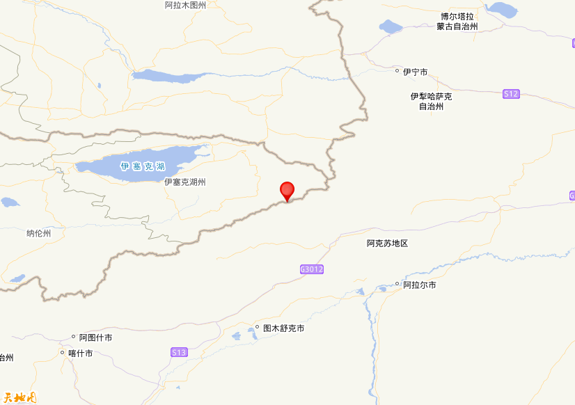 2026年03月26日23时27分，在新疆阿克苏地区温宿县发生了M 3.6级地震，震中纬度41.83，经度79.55。