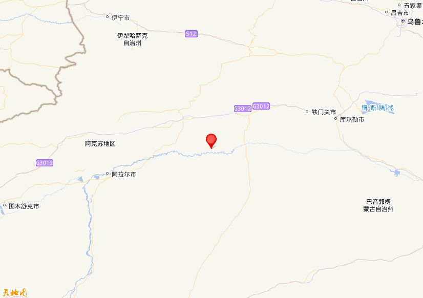 2026年04月03日17时37分，在新疆阿克苏地区沙雅县发生了M 3.2级地震，震中纬度41.07，经度83.51。