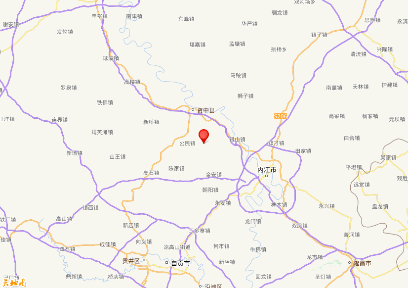 2026年04月12日21时27分，在四川内江市资中县发生了M 3.6级地震，震中纬度29.67，经度104.88。