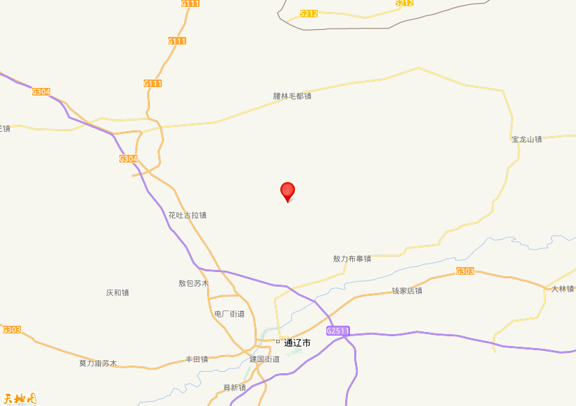 2026年04月24日08时51分，在内蒙古通辽市科尔沁左翼中旗发生了M 3.0级地震，震中纬度43.89，经度122.28。