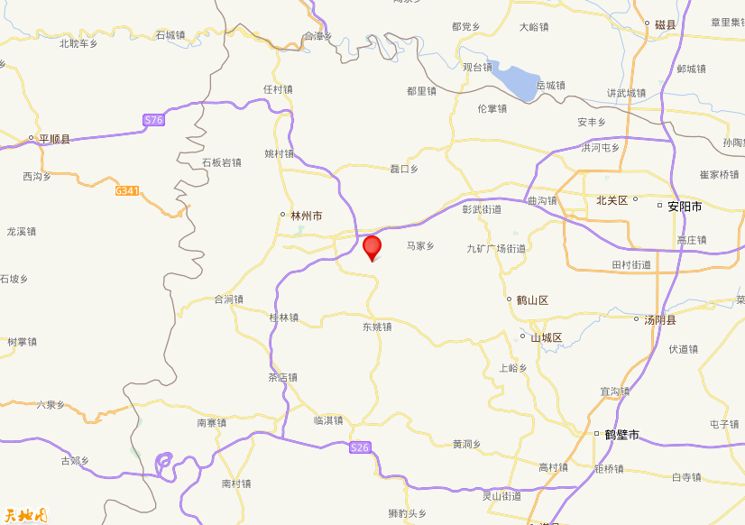 2026年04月29日16时10分，在河南安阳市林州市发生了M 2.6级地震，震中纬度36.01，经度113.95。