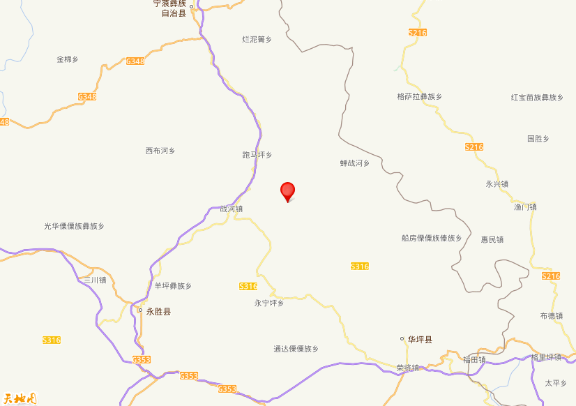 2026年05月11日06时09分，在云南丽江市宁蒗县发生了M 3.0级地震，震中纬度26.9，经度101.04。