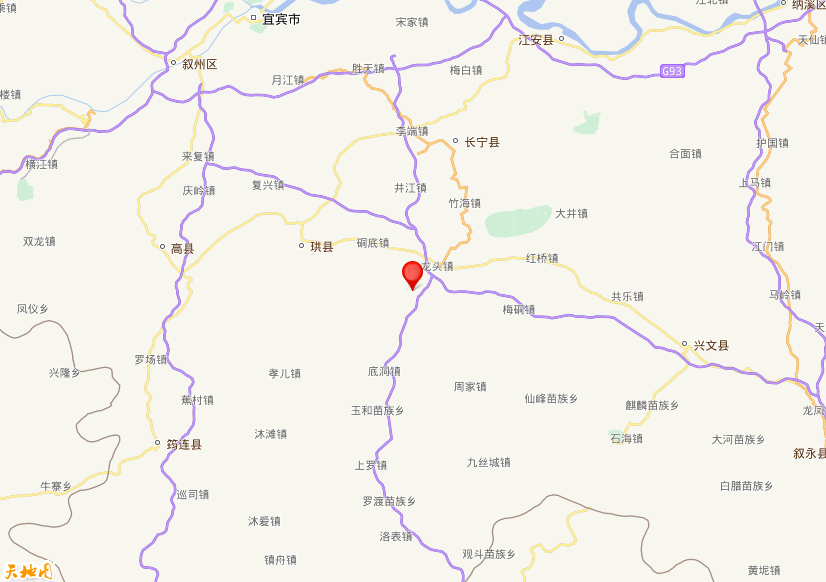 2026年05月12日22时55分，在四川宜宾市长宁县发生了M 4.2级地震，震中纬度28.38，经度104.86。