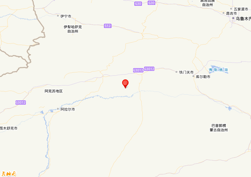 2026年05月14日08时23分，在新疆阿克苏地区库车市发生了M 3.6级地震，震中纬度41.28，经度83.72。