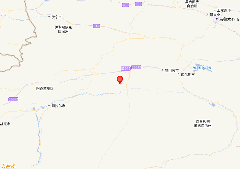 2026年05月15日09时23分，在新疆阿克苏地区库车市发生了M 3.4级地震，震中纬度41.34，经度83.96。