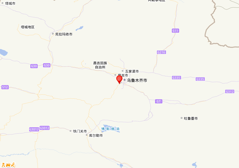 2026年05月18日16时32分，在新疆乌鲁木齐市沙依巴克区发生了M 3.9级地震，震中纬度43.67，经度87.42。