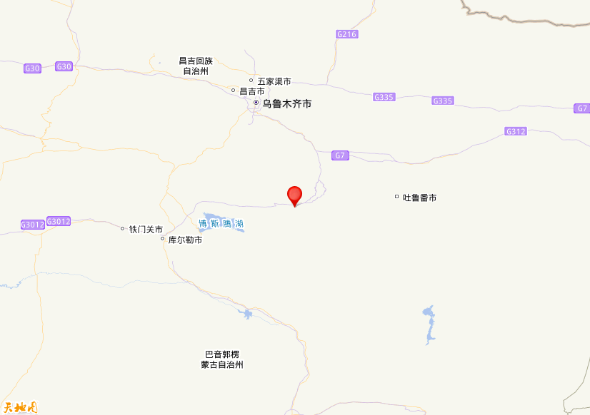 2026年05月29日14时55分，在新疆吐鲁番市托克逊县发生了M 5.0级地震，震中纬度42.2，经度88.22。
