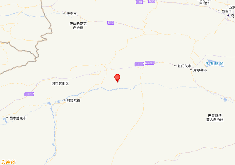 2026年06月03日21时01分，在新疆阿克苏地区库车市发生了M 3.2级地震，震中纬度41.23，经度83.34。