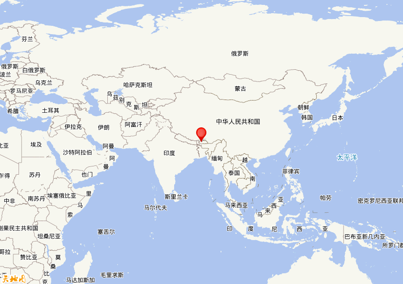 2026年06月08日01时36分，在不丹发生了M 5.2级地震，震中纬度27.33，经度89.9。
