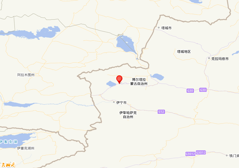 2026年06月08日01时58分，在新疆博尔塔拉州博乐市发生了M 3.2级地震，震中纬度44.6，经度81.49。