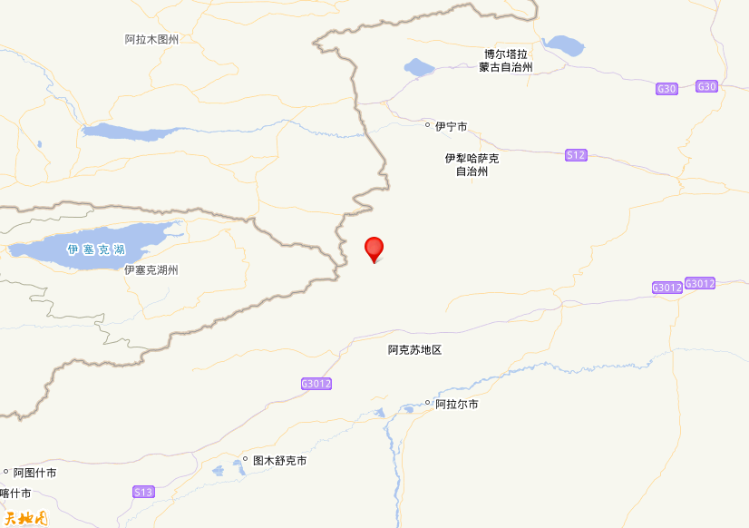 2026年06月09日10时17分，在新疆阿克苏地区温宿县发生了M 3.6级地震，震中纬度42.23，经度80.63。