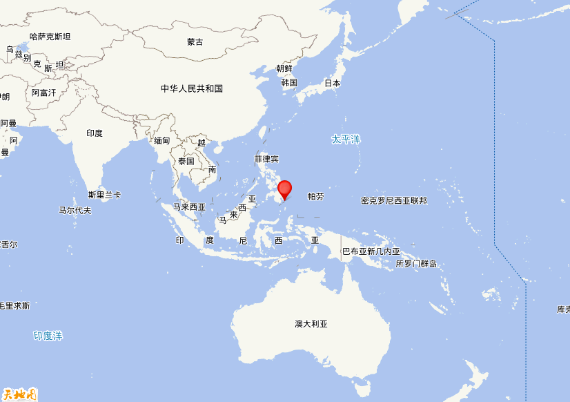 2026年06月15日17时18分，在菲律宾群岛地区发生了M 6.2级地震，震中纬度6.15，经度126.9。