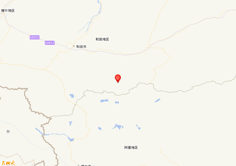 2026年06月21日21时39分，在新疆和田地区于田县发生了M 3.0级地震，震中纬度35.7，经度81.61。