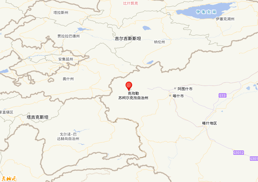 2026年06月30日18时32分，在新疆克孜勒苏州乌恰县发生了M 3.9级地震，震中纬度39.62，经度74.55。