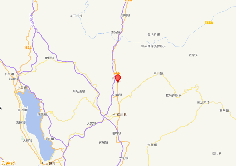 2026年07月04日18时07分，在云南大理州宾川县发生了M 4.3级地震，震中纬度25.98，经度100.59。