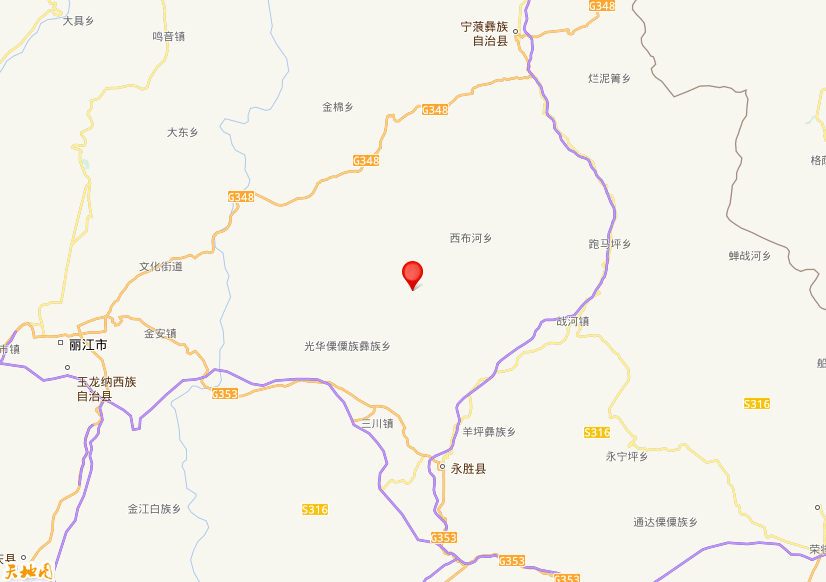 2026年07月20日19时25分，在云南丽江市宁蒗县发生了M 3.1级地震，震中纬度26.93，经度100.71。
