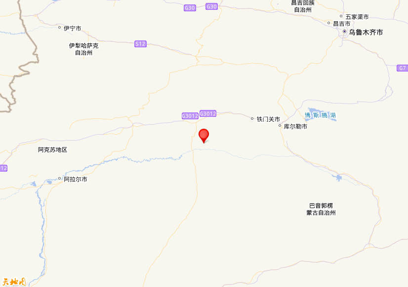 2026年07月31日06时41分，在新疆巴音郭楞州轮台县发生了M 3.4级地震，震中纬度41.32，经度84.49。