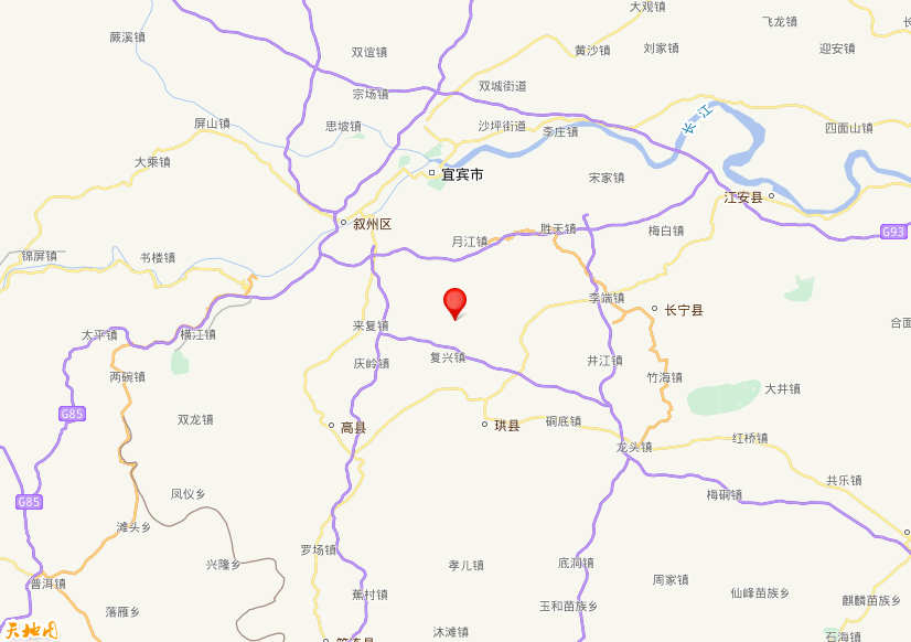 2026年08月05日01时22分，在四川宜宾市高县发生了M 3.0级地震，震中纬度28.57，经度104.67。