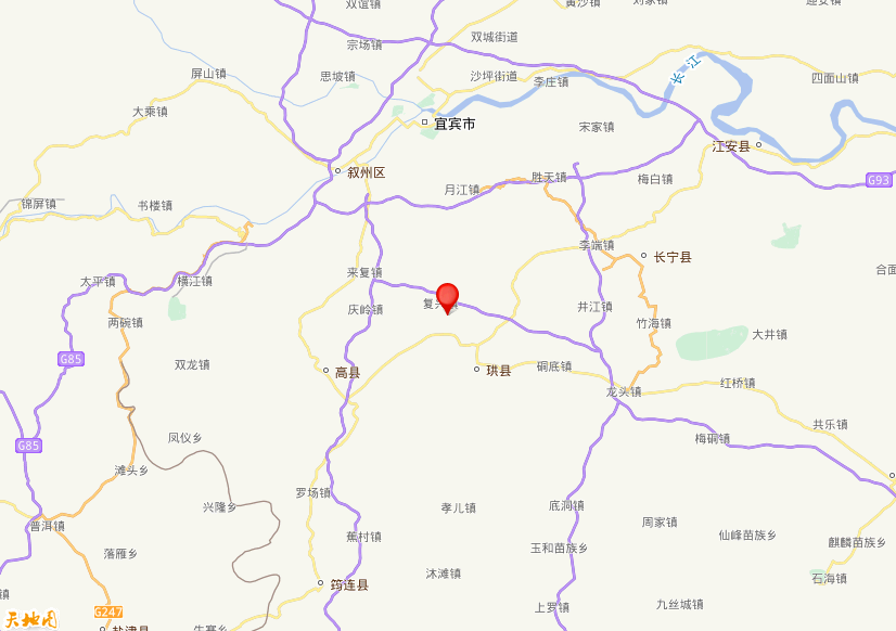 2026年08月07日13时08分，在四川宜宾市高县发生了M 4.9级地震，震中纬度28.51，经度104.67。