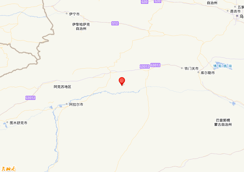 2026年08月07日21时58分，在新疆阿克苏地区库车市发生了M 3.3级地震，震中纬度41.21，经度83.34。