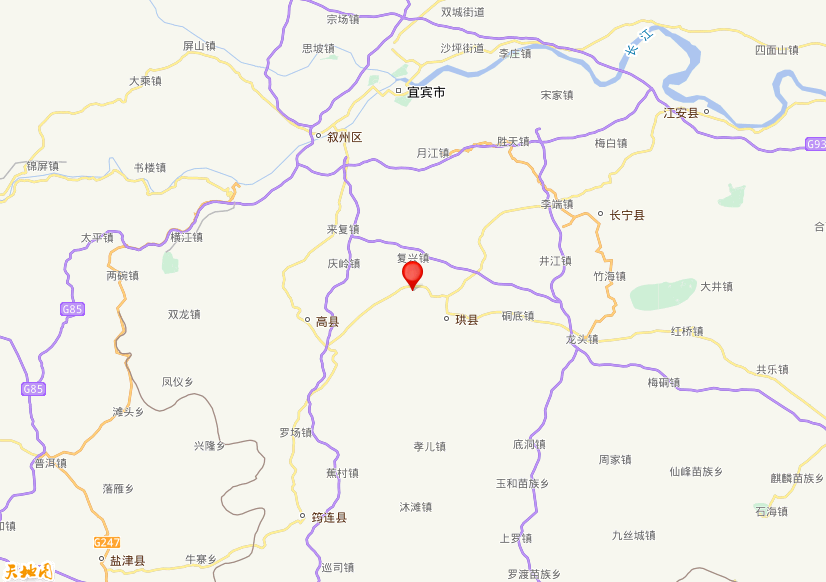 2026年08月08日12时21分，在四川宜宾市珙县发生了M 3.4级地震，震中纬度28.48，经度104.66。