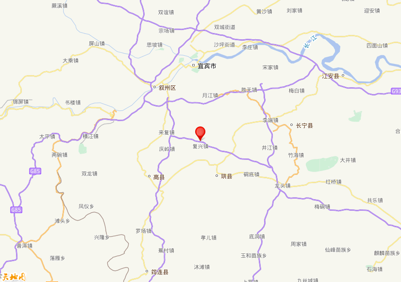2026年08月11日10时46分，在四川宜宾市高县发生了M 3.4级地震，震中纬度28.54，经度104.66。