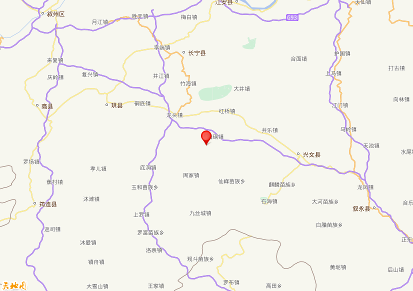 2026年08月24日08时26分，在四川宜宾市长宁县发生了M 4.7级地震，震中纬度28.33，经度104.98。