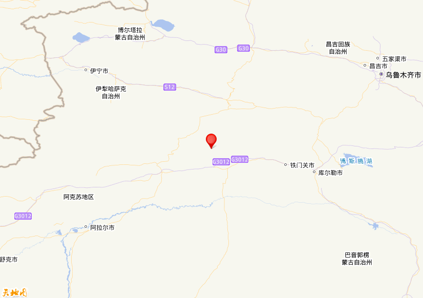 2026年09月05日21时28分，在新疆巴音郭楞州轮台县发生了M 3.3级地震，震中纬度42.21，经度83.97。