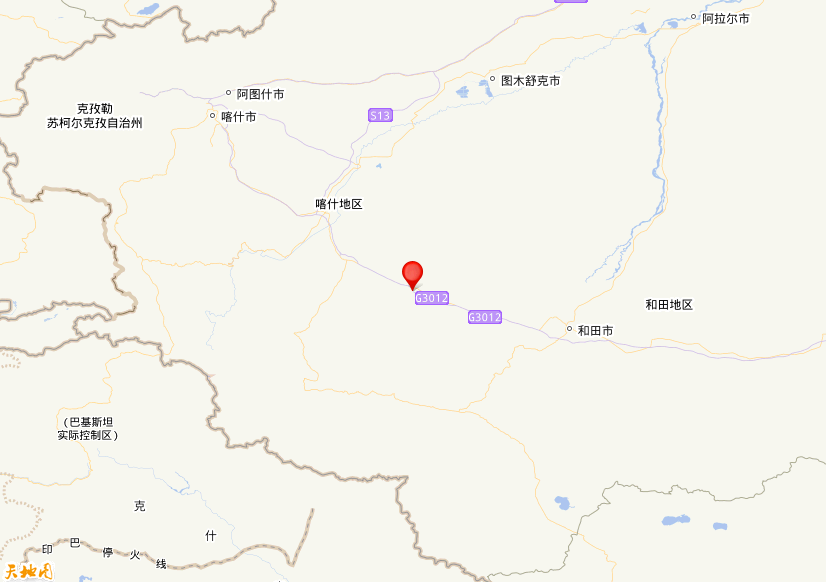2026年09月15日05时06分，在新疆和田地区皮山县发生了M 3.0级地震，震中纬度37.54，经度78.19。