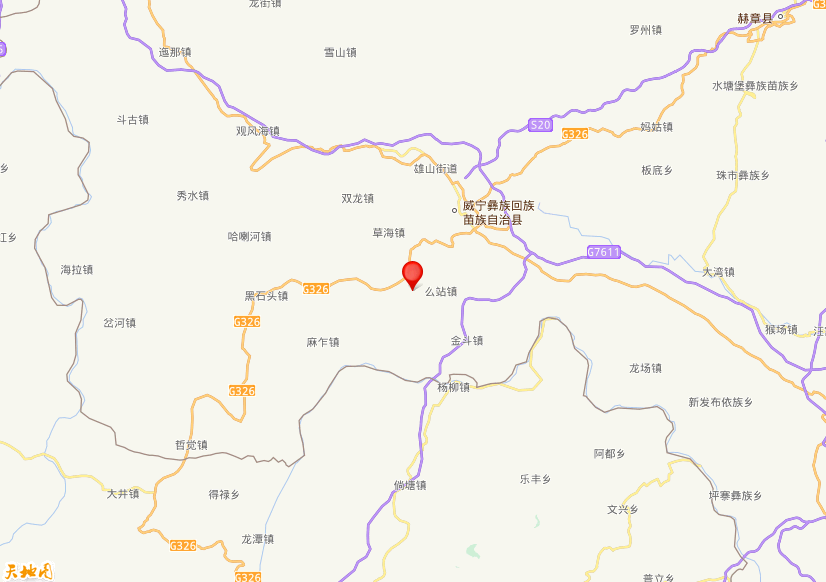 2026年09月30日21时03分，在贵州毕节市威宁县发生了M 3.6级地震，震中纬度26.75，经度104.22。