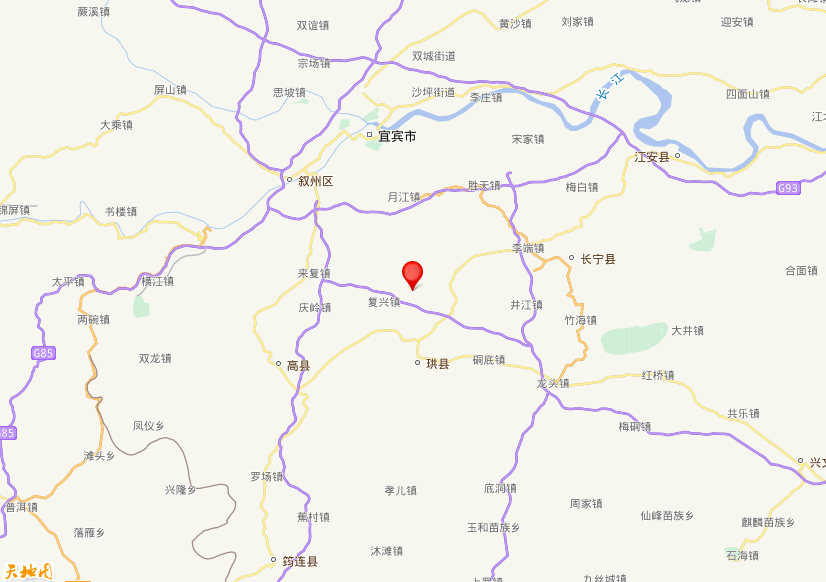 2026年10月01日13时38分，在四川宜宾市高县发生了M 3.9级地震，震中纬度28.54，经度104.7。