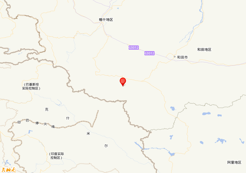 2026年10月21日23时17分，在新疆和田地区和康县发生了M 3.2级地震，震中纬度36.02，经度78.01。