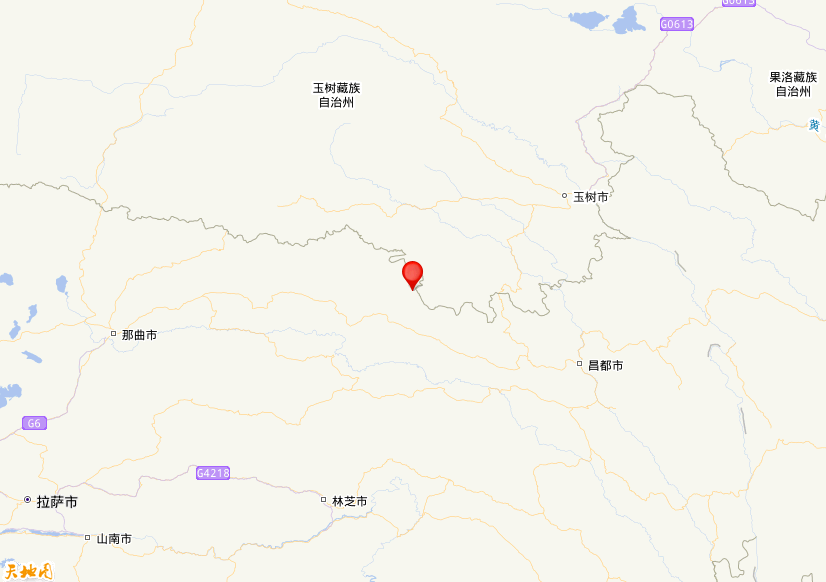 2026年10月23日02时12分，在西藏昌都市丁青县发生了M 3.3级地震，震中纬度31.94，经度95.35。