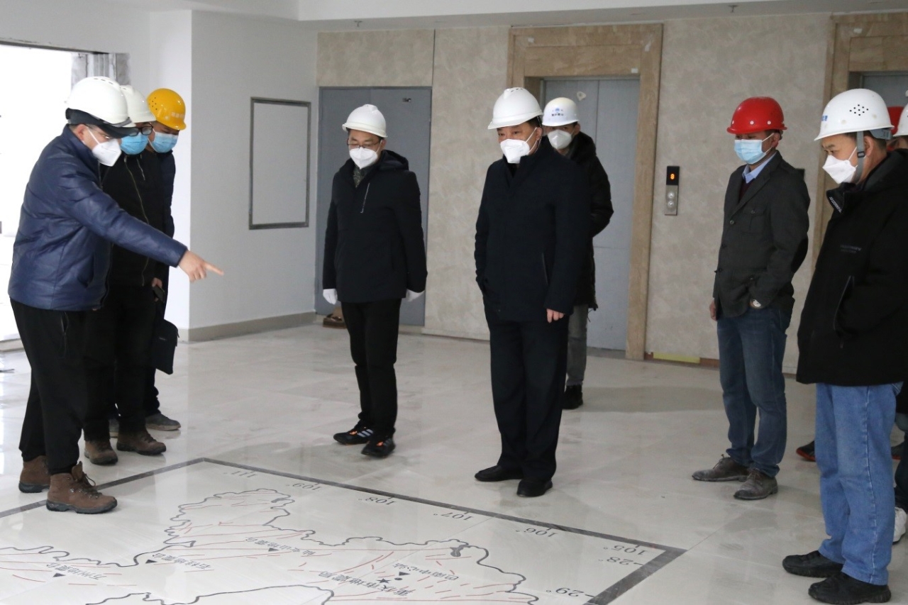 宋晓明检查指导市防震减灾中心大楼建设情况