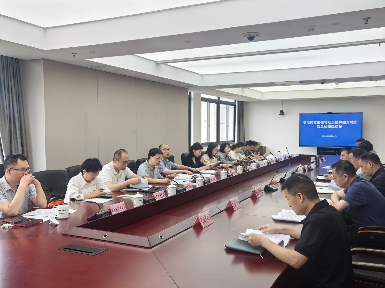 重庆市地震局召开提升城市地震安全韧性专题座谈会