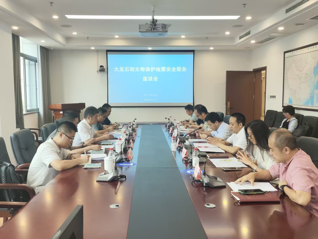 重庆市地震局和大足石刻研究院共同推进文物地震安全保护