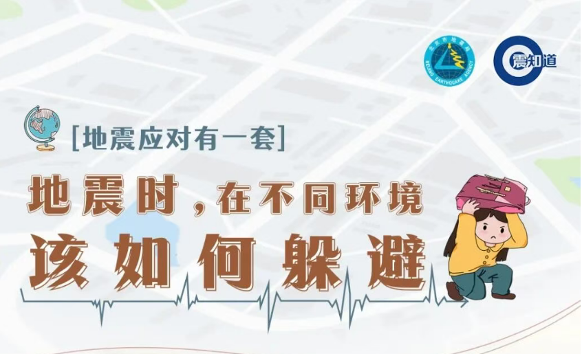 一图学会震时躲避方法